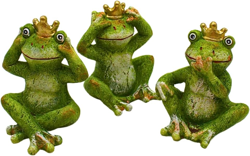 Froschkönige, Teichfrösche, Frösche Garten, Froschfiguren outdoor, Deko - Frösche, Gartenfrösche, Ni