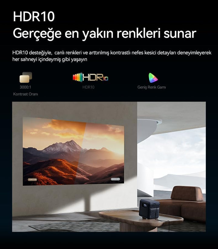Wanbo Mozart 1 Pro Full HD 1920 x 1080 Pixel 900LM Beamer