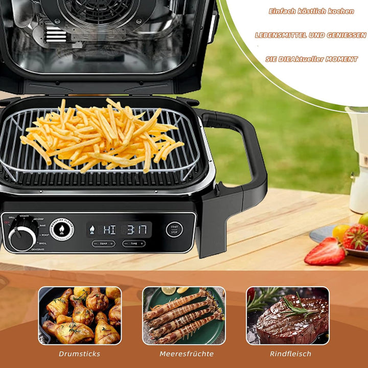 1Stück Grill für Ninja Woodfire,Edelstahl Grillrost Kompatibel Mit Ninja Outdoor Grill &amp; Smoker,Elek