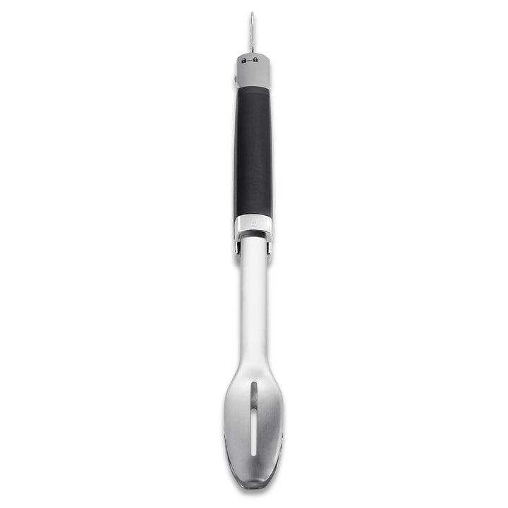 Weber 6760 Precision Grill Tongs Premium Grillzange, Schwarz/Silber Single, Single