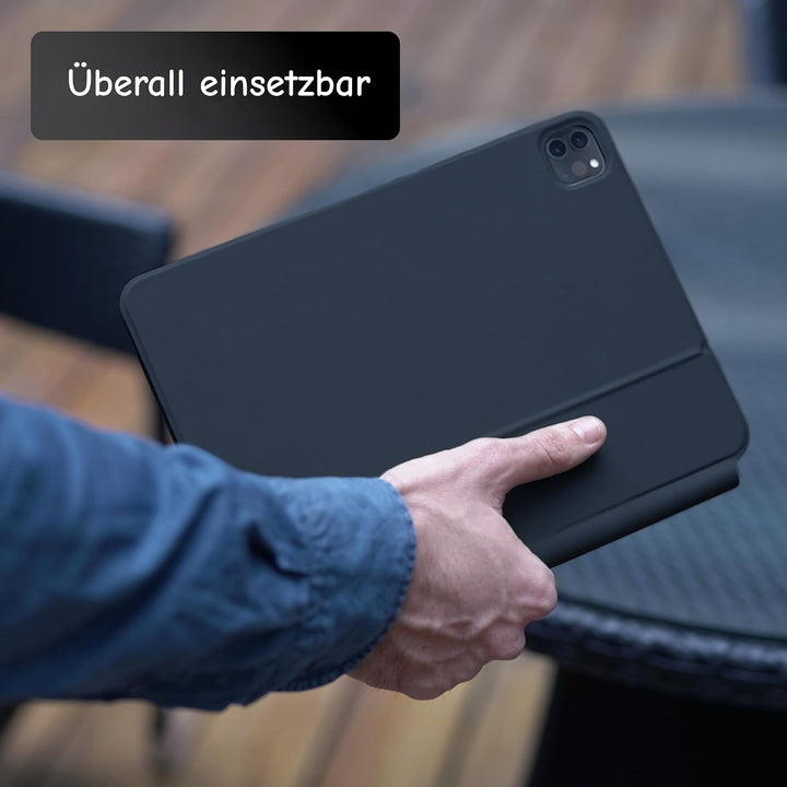 Deutsches QWERTZ Magic Keyboard Case für iPad Pro 12,9 Zoll (3., 4., 5., 6. Gen) &amp; iPad Air 13" (M4