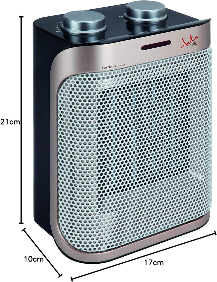 Jata TC92 Heizgerät, 1500 W, Schwarz und Bronze