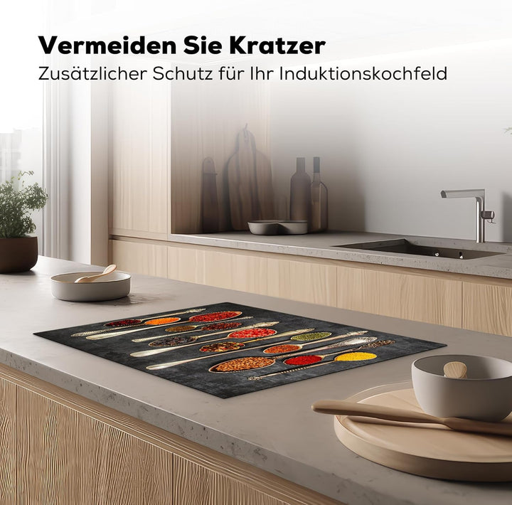 Herdabdeckplatte 70x52 cm Einteilig Ceranfeld Abdeckplatte Küche Deko Ceranfeldabdeckung Herdabdecku