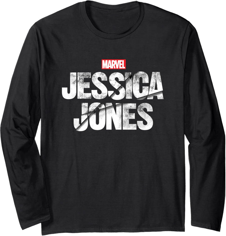 Marvel Jessica Jones Logo Langarmshirt