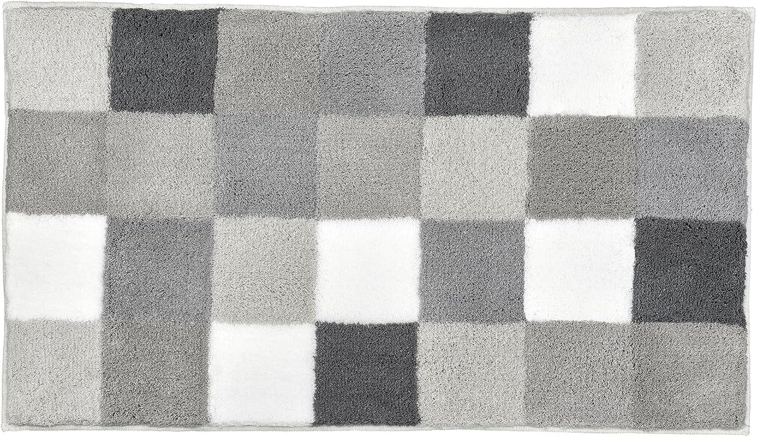 Kleine Wolke Caro Badteppich, Mikrofaser, Flanell, 1 cm cm, 85 x 150 cm Flanell 85 x 150 cm, Flanell
