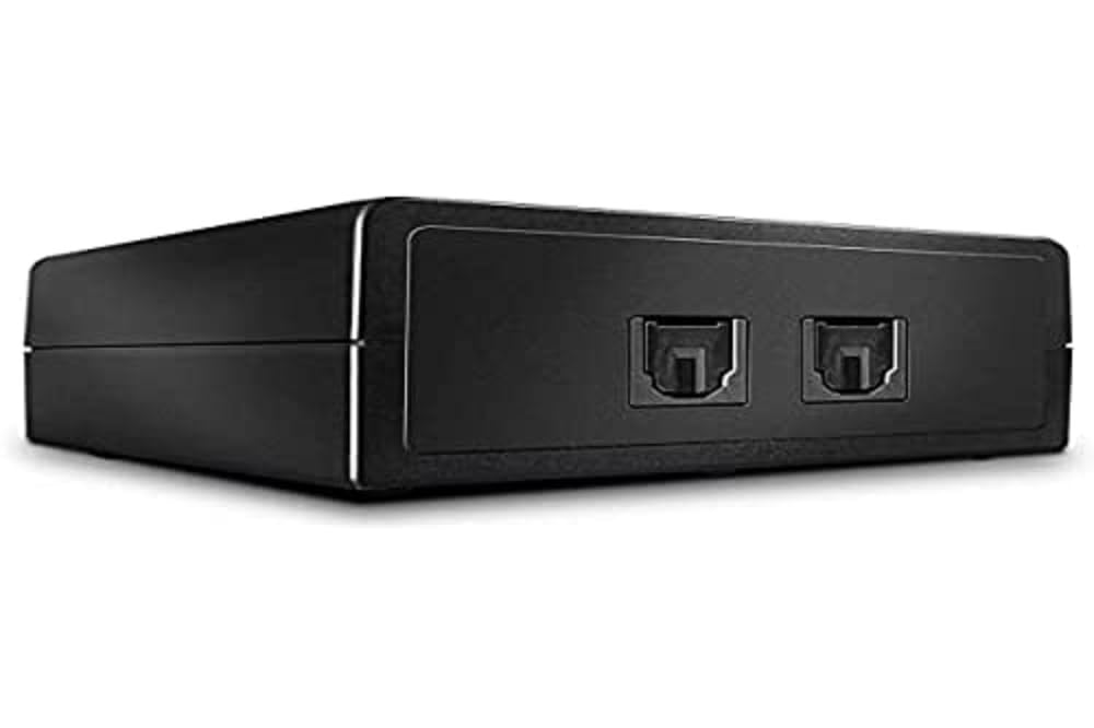 LINDY 70436 Automatischer optischer 2 Port Audio Switch, 2porte, 2porte
