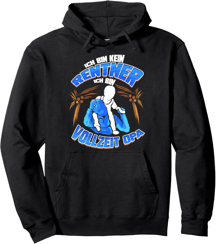 Rentner Geschenk für Grossvater Ruhestand Abschiedsfeier Opa Pullover Hoodie