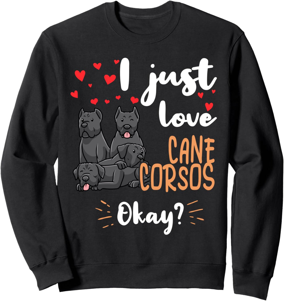 Cane Corso Italiano Hund Sweatshirt