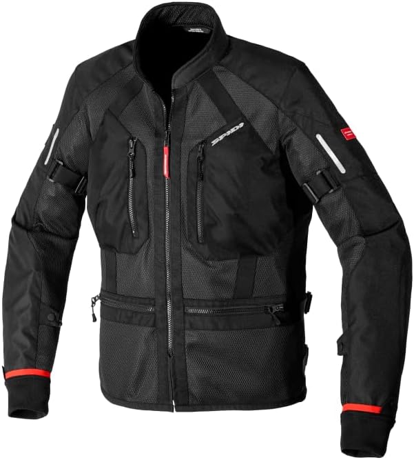 SPIDI Tech Armor Textil Motorradjacke schwarz M