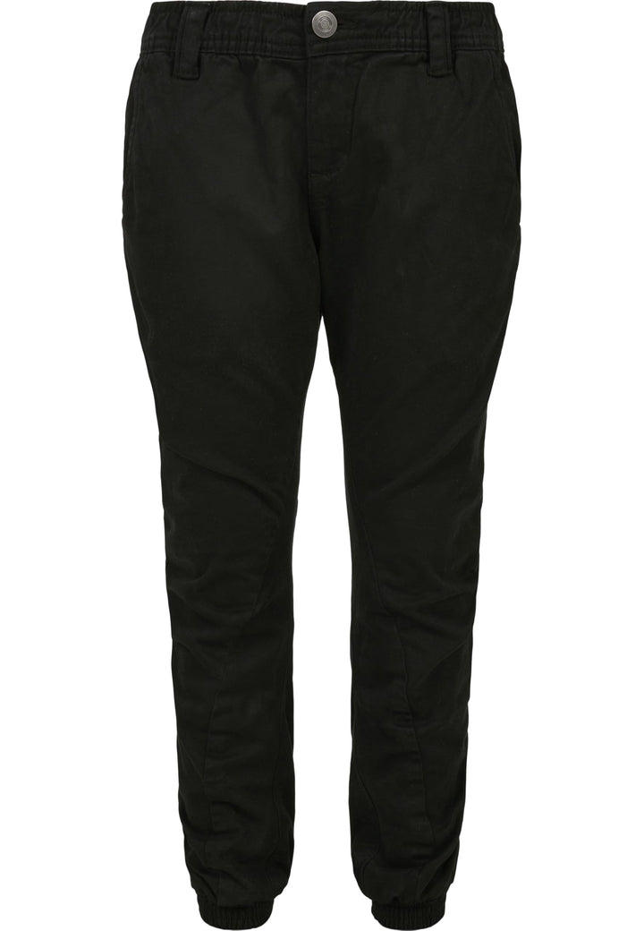 Urban Classics Jungen Hose Boys Stretch Jogging Pants mit elastischen Bündchen, Buben Jogginghose er