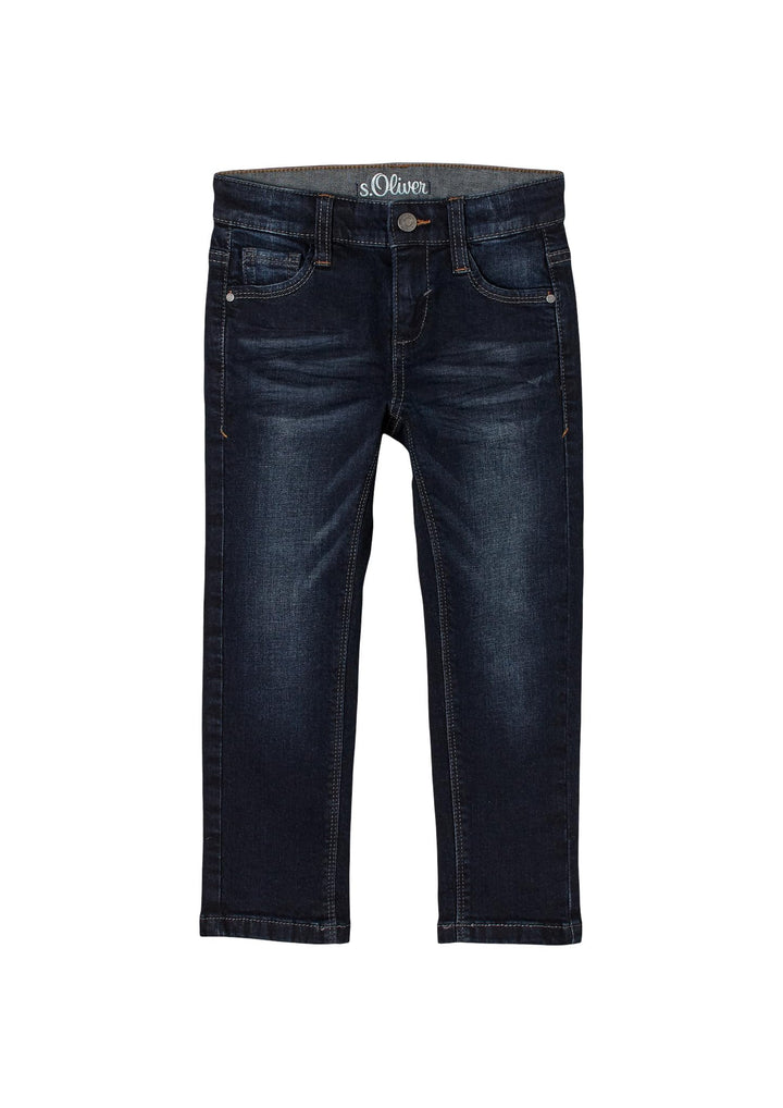 s.Oliver Jungen Regular: Denim mit Waschung 98 Blau 58z2, 98 Blau 58z2