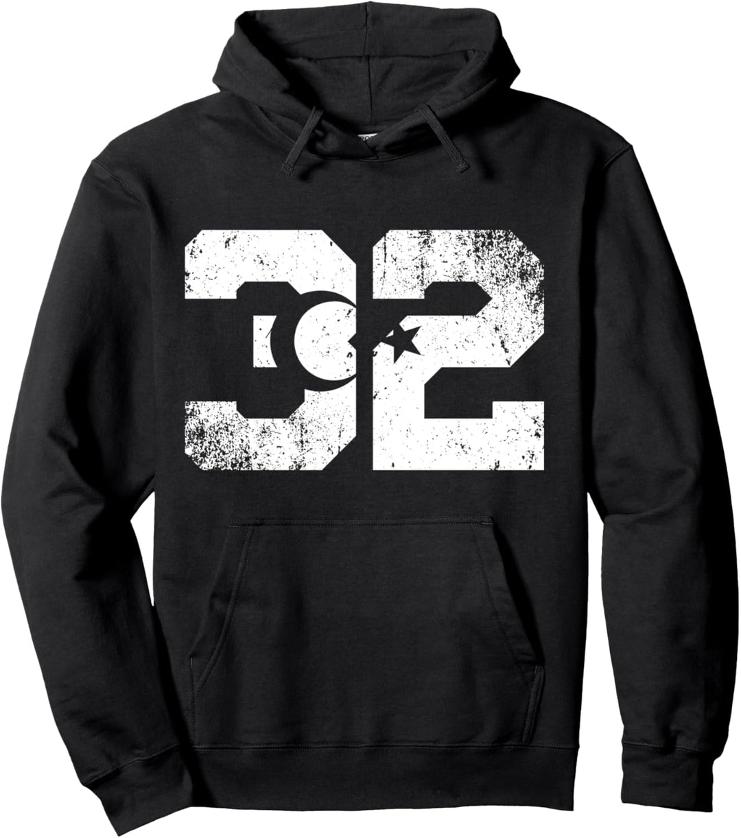 Isparta 32 Memleket Türkei Fahne Geschenkidee Pullover Hoodie
