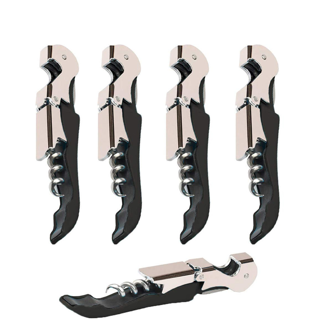 Professionelles Kellner-Korkenzieher-Set mit Weinöffner, verbessert, mit robusten Edelstahl-Scharnie