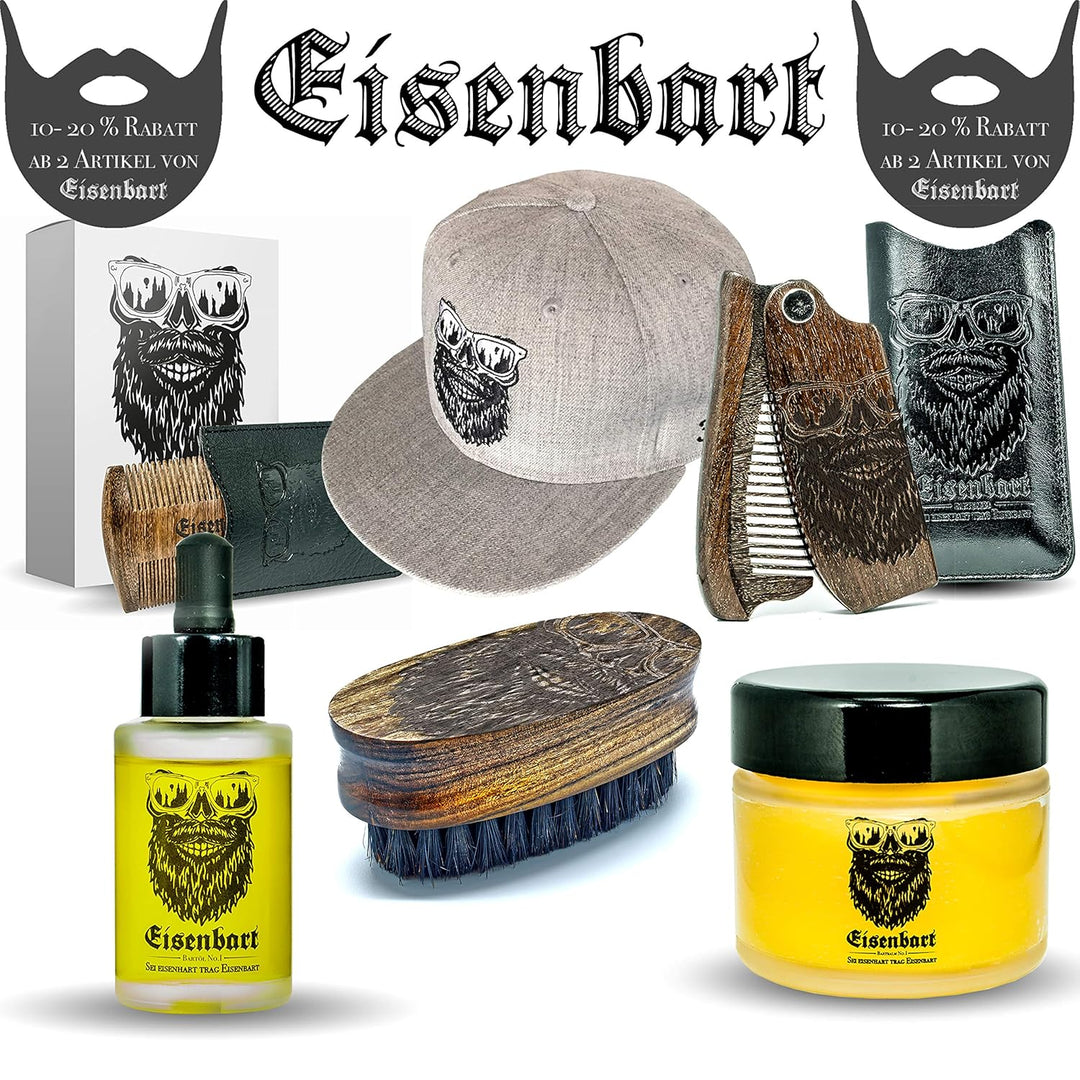Eisenbart Bartöl No.I 30 ml Premium Bartpflege mit Marula Öl/Holzig + Frisch Holzig, Frisch 30 ml (1