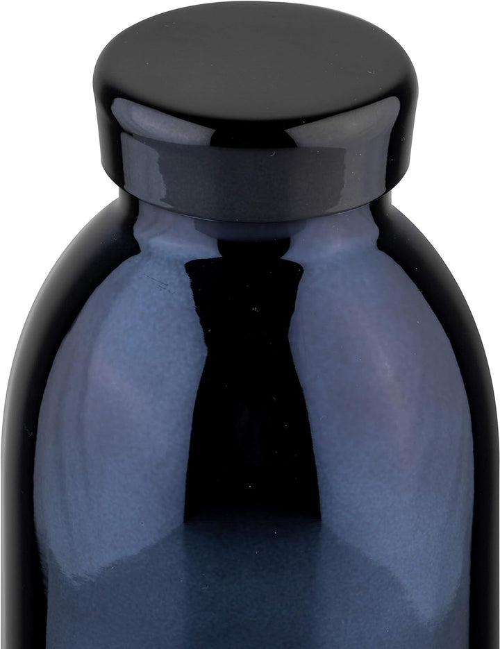 24 Bottles Clima, Trinkflasche aus Edelstahl, Schwarz, 500 ml 500 ml Black Radiance, 500 ml Black Ra