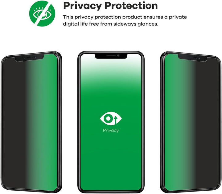 upscreen Anti-Spy Blickschutzfolie für Apple iPad 10.2" WiFi Cellular 2021 (im Querformat, 9. Gen.)