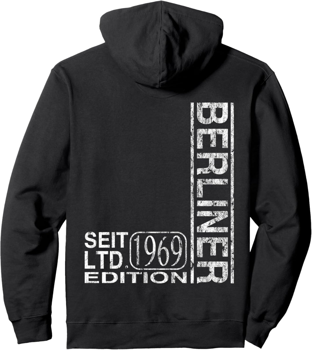 54-Geburtstag-Baujahr 1969-Berliner seit 1969 Ltd Edition Pullover Hoodie