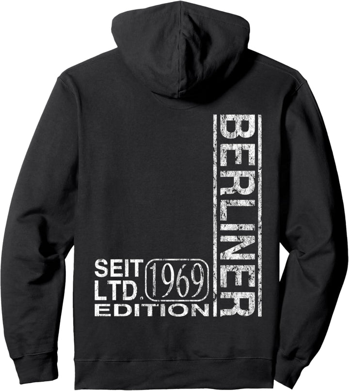 54-Geburtstag-Baujahr 1969-Berliner seit 1969 Ltd Edition Pullover Hoodie