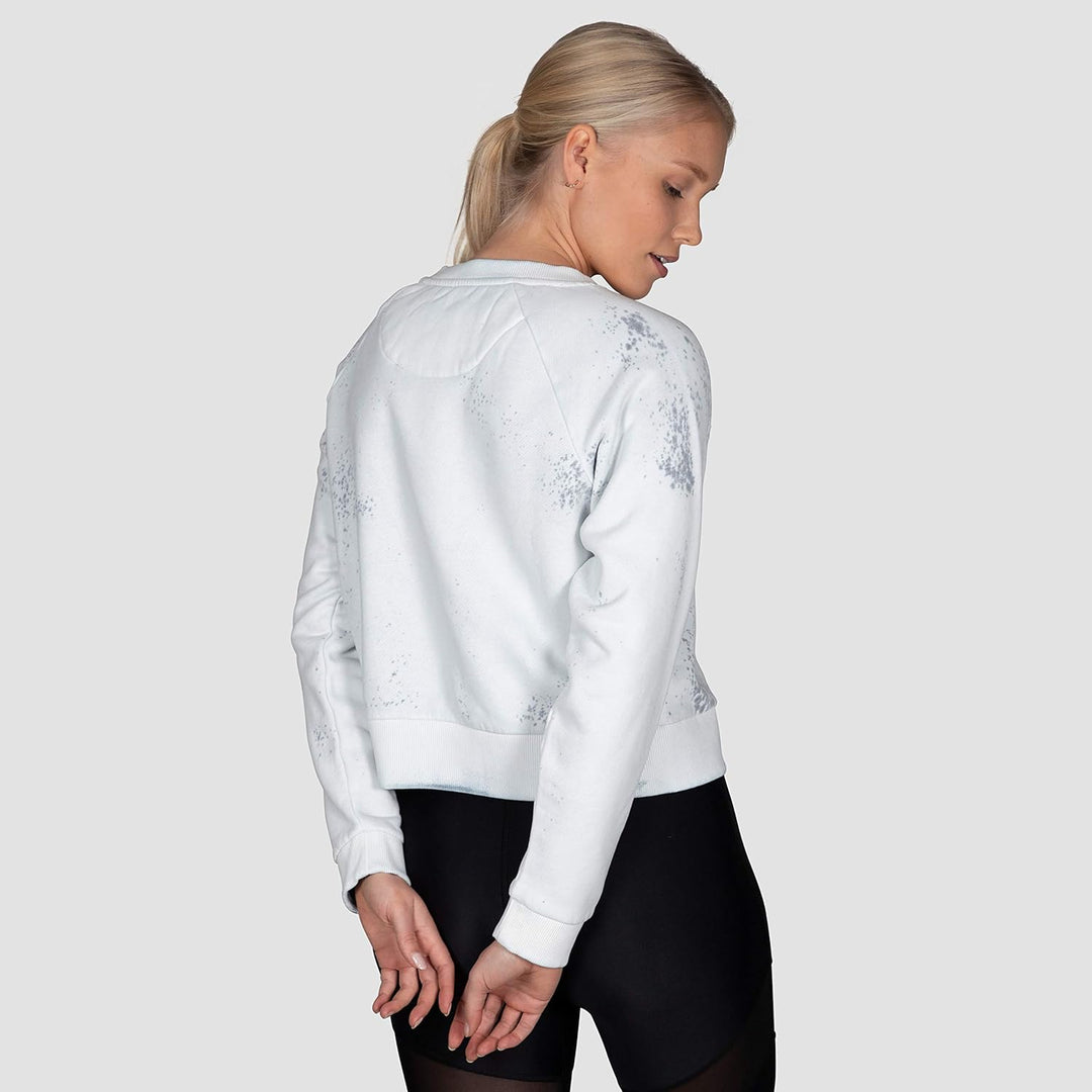 MOROTAI Damen NAKA Batech Sweatshirt Cremeweiss XL