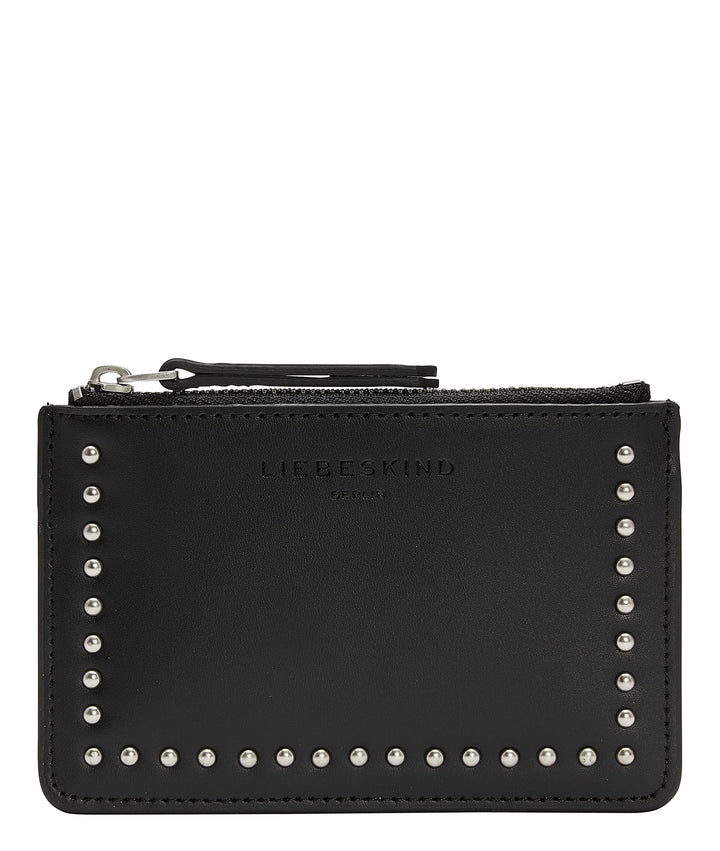 Liebeskind Berlin PB STUD ANI Star Geldbörse, Extra Small (HxBxT 8.5cm x 13.5cm x 0.3cm), Black