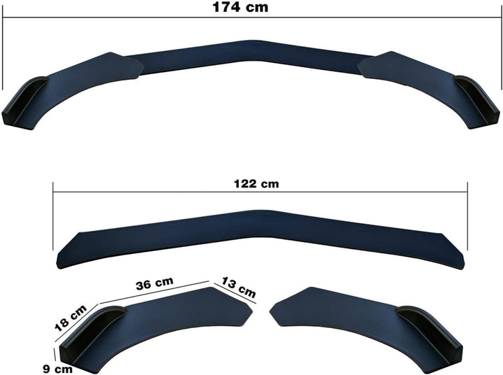 Simoni Racing Universelle Frontspoilerlippe &
