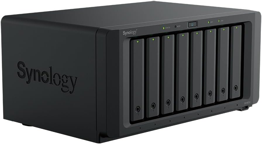 Synology DS1825+ 48TB Bundle (Seagate Ironwolf 8X 6TB) 8 Bay NAS Plus Series with Ryzen V1500B, 8GB