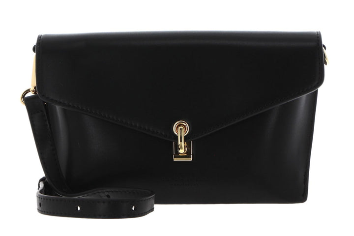 SEIDENFELT MANUFAKTUR Kisa Crossbody Black/Gold