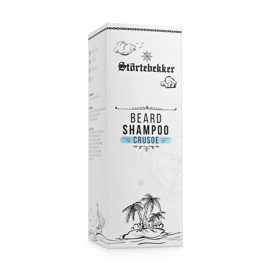 Störtebekker® Premium Bartshampoo Herren - 200ml Bart Shampoo für die tägliche Bartpflege - Optimale