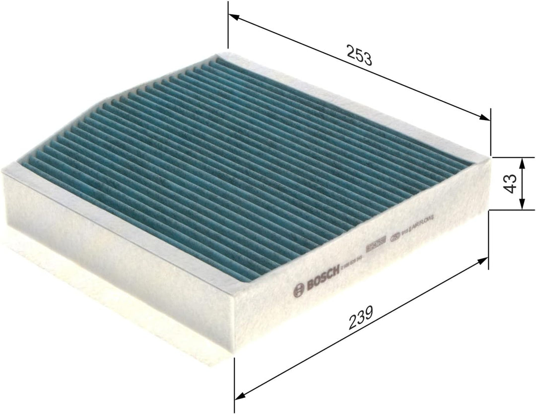 Bosch A8545 - Innenraumfilter Filter+ Antibakterielle Innenraumfilter, Antibakterielle Innenraumfilt