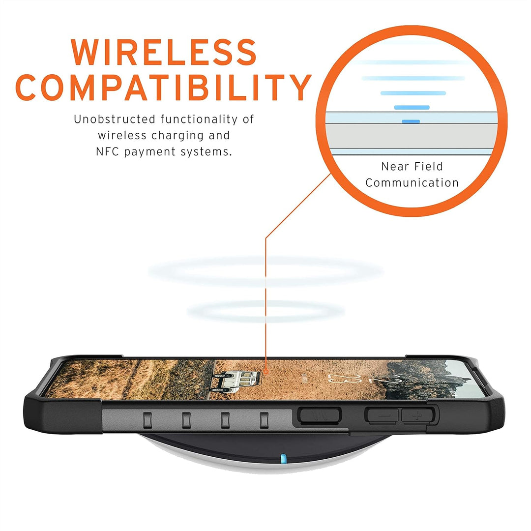 Urban Armor Gear Pathfinder Hülle Samsung Galaxy S21+ 5G (6,7" Zoll) Schutzhülle (Wireless Charging