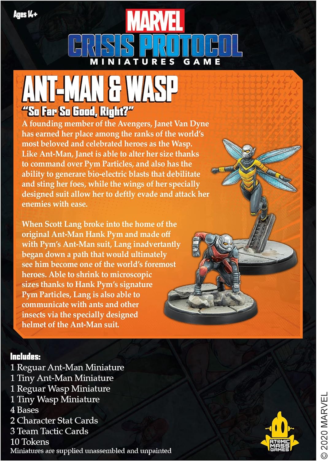 Atomic Mass Games Marvel Crisis Protocol: Ant-Man and Wasp, Mixed Colours