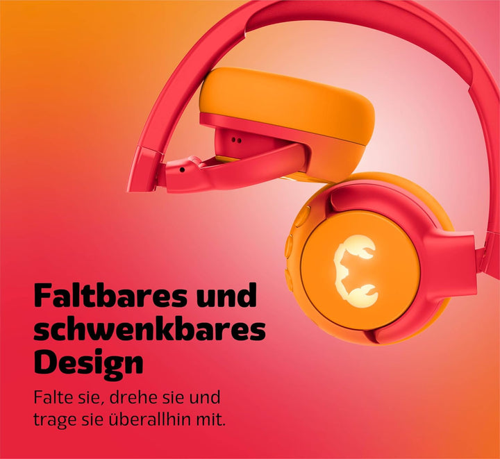 Fresh 'n Rebel Code Junior, kabellose Bluetooth-Kopfhörer für Kinder, sicherer Klang (, Funny Fox