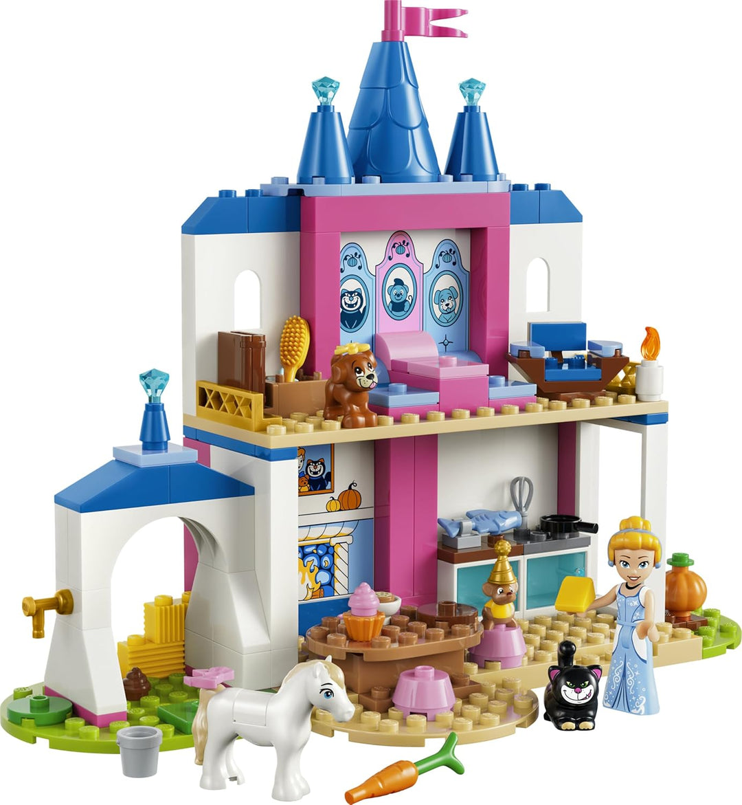 LEGO ǀ Disney Princess Cinderellas Tierpalast - Lernspielzeug mit Mini Puppe und 4 Tierfiguren - Geb