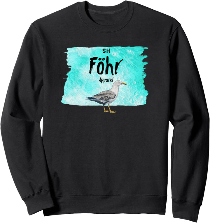 Föhr - Nordseeküste Urlaub Fan Liebe - Möwe Motiv Sweatshirt
