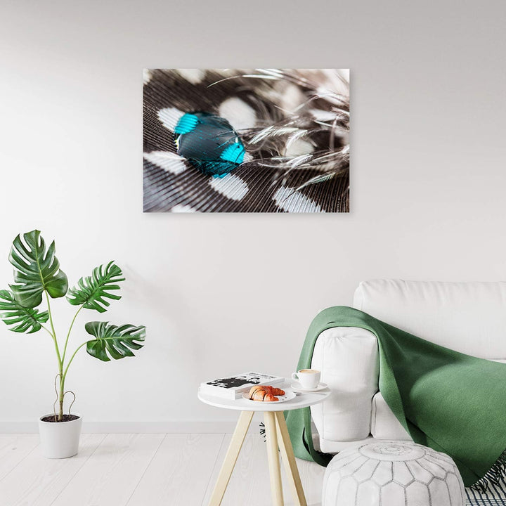 Feeby Wandbild Wassertropfen Druckbild Leinwandbild abstrakt Braun 70x50 cm M14229 70x50 cm, M14229