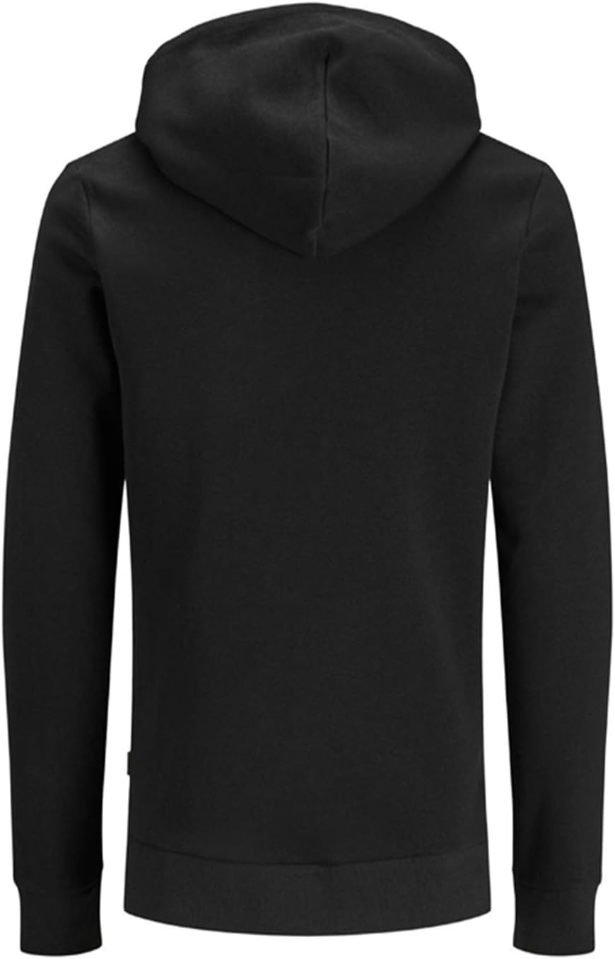JACK &amp; JONES Male Kapuzenpullover Logo Kapuzenpullover XXL - Black, XXL - Black