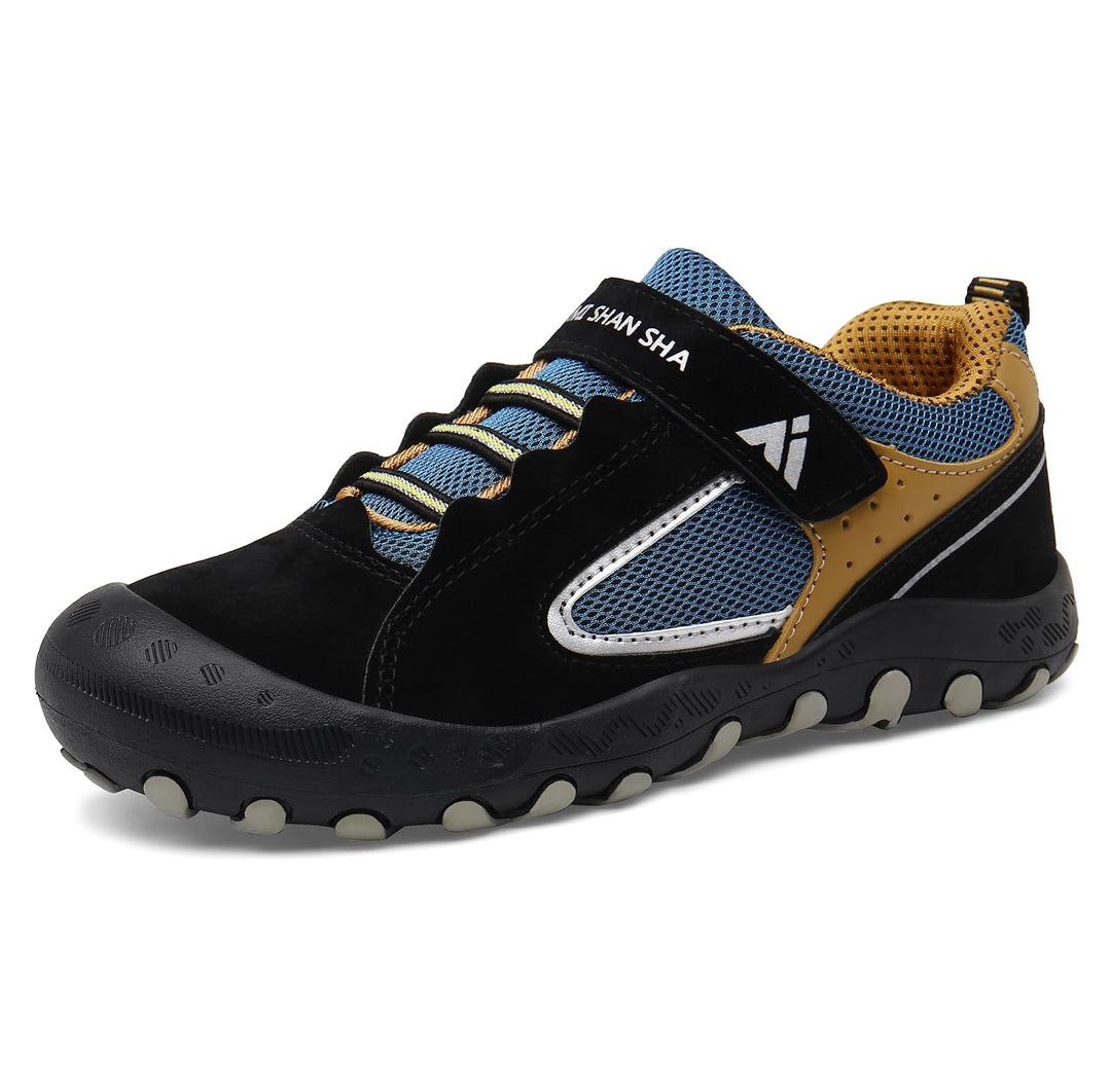 Mishansha Jungen Mädchen Wanderschuhe rutschfest Walkingschuhe Weich Flexibel Stabil Fitnessschuhe F