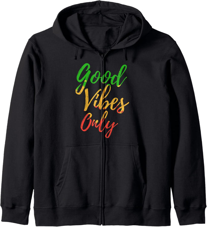 Good Vibes Only Reggae Reggaeton Music Geschenk Kapuzenjacke