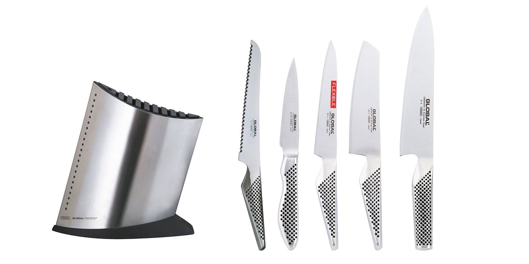 Global Messerblockset 6-teilig