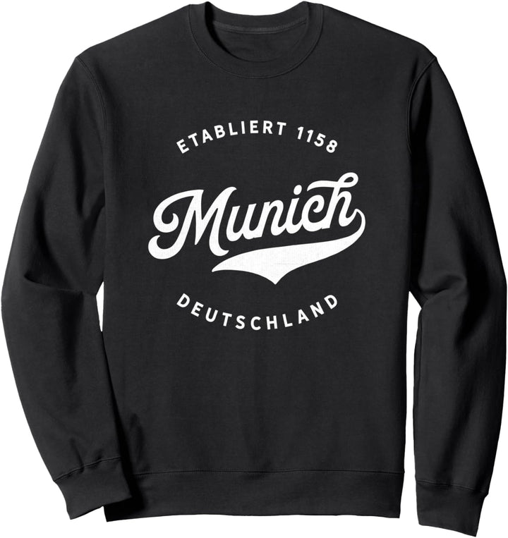 Jahrgang Munich Deutschland Klassisches Geschenk Sweatshirt