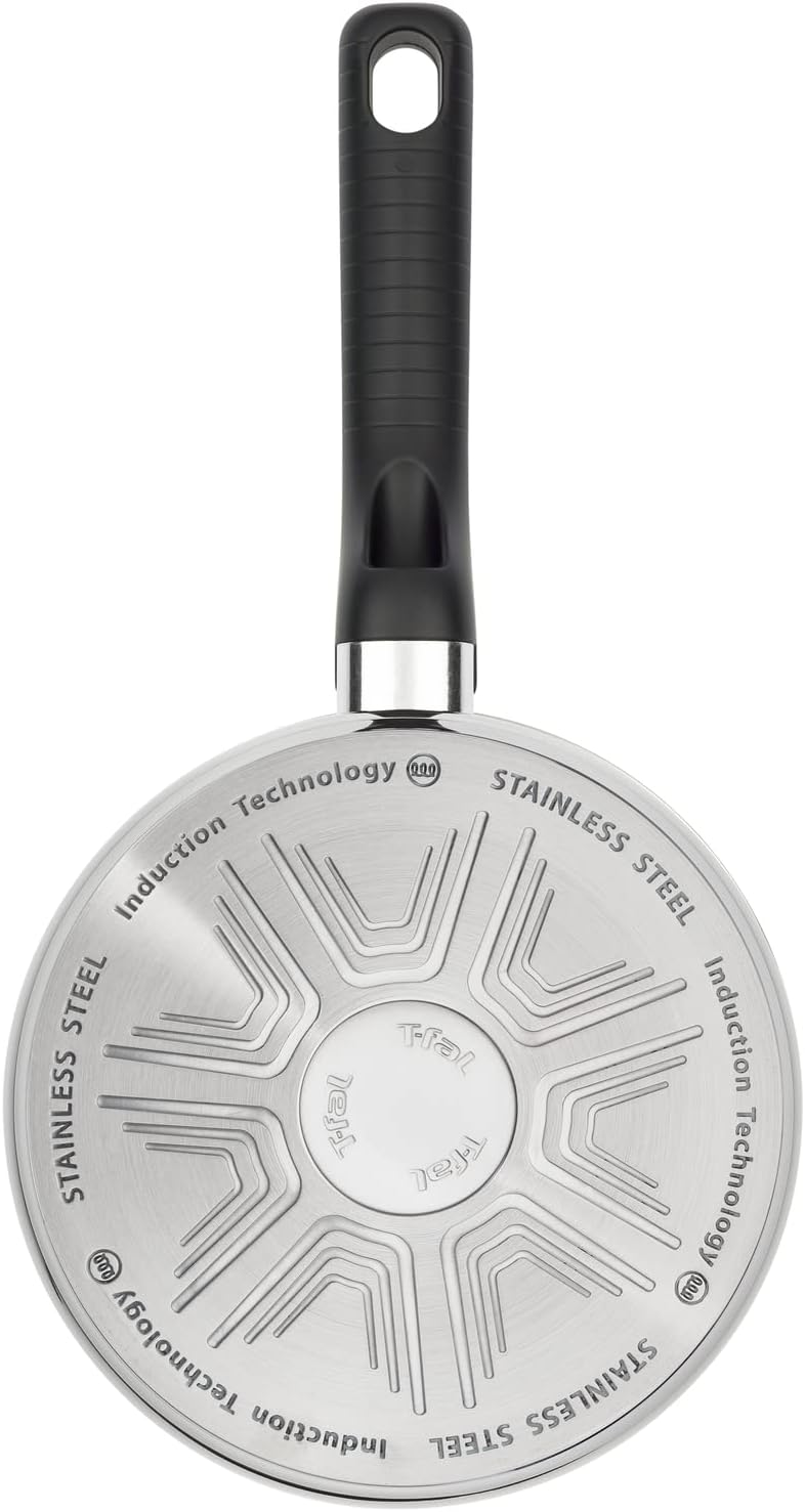 Tefal 3 Piece Comfort Max Stainless Steel Cookware Pan Set 3 piezas, 3 piezas
