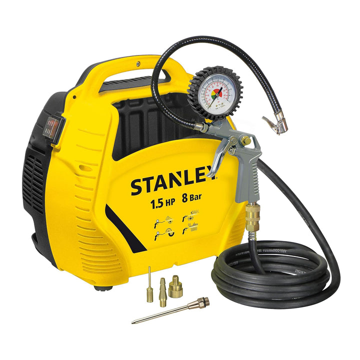 Stanley Airkit Kompressor, max 8bar, ölfrei, 180l/min, 1100 W, 230 V, Airkit