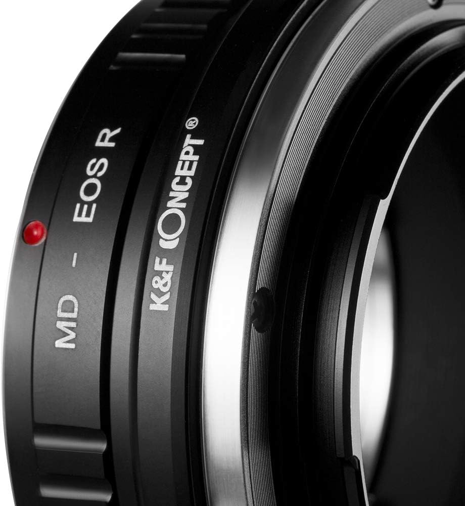 K&amp;F Concept MD-EOS R Bajonettadapter Objektiv Ring für Minolta MD MC Objektiv auf Canon EOS R-Mount