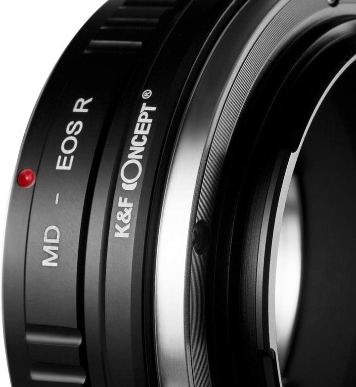 K&amp;F Concept MD-EOS R Bajonettadapter Objektiv Ring für Minolta MD MC Objektiv auf Canon EOS R-Mount