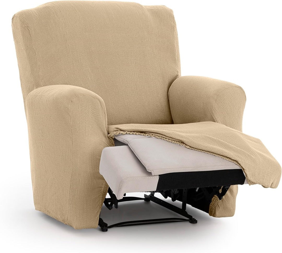 Eysa Elastischer Bezug für Relaxfüsse, textur, Beige (Farbe 01), 60-90 cm, Beige (Farbe 01)