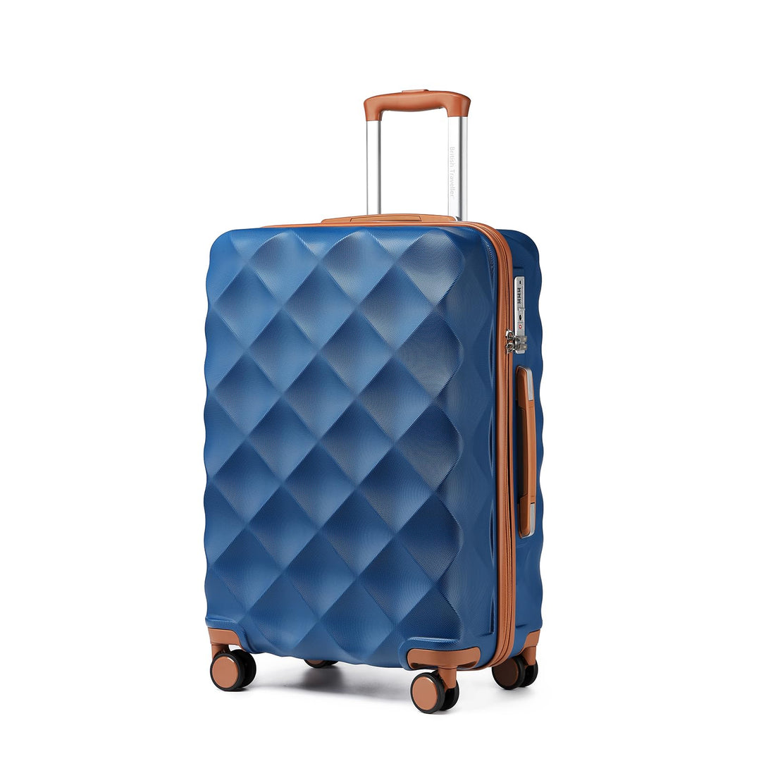 British Traveller Hartschalenkoffer Gross Handgepäck Koffer 73 * 47 * 30cm Reisekoffer Gross Koffer