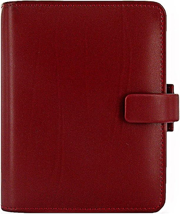 Filofax Metropol Persönlicher Organiser für Papier, 2022, rot Single, Single