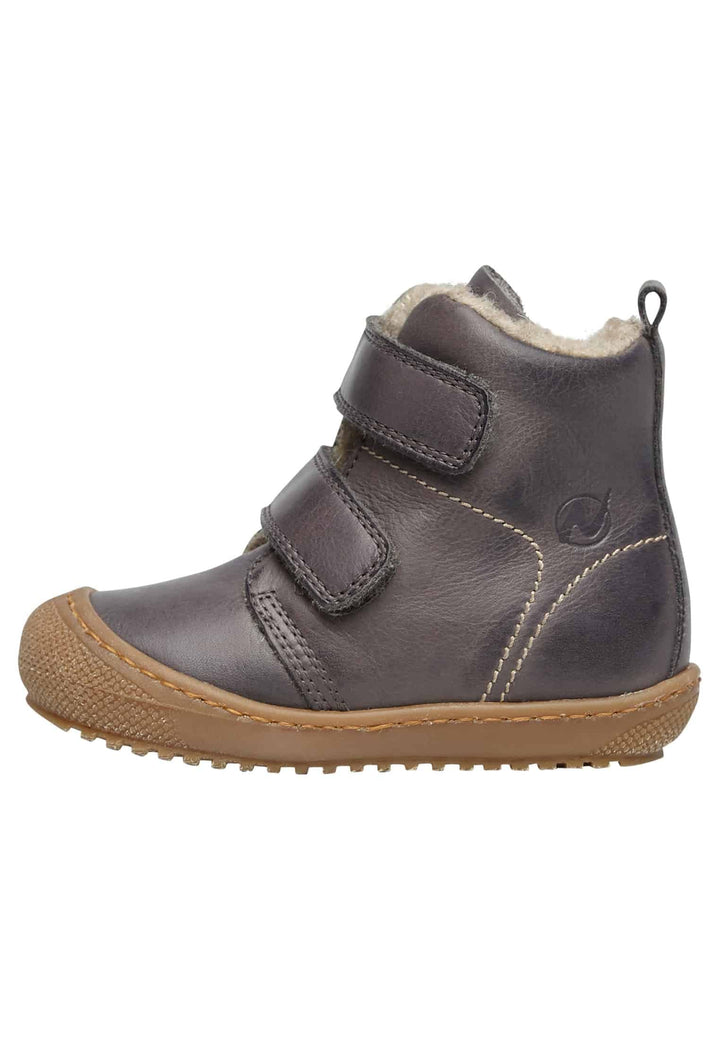 Naturino BUBBLE VL-Stiefeletten aus gefüttertem Nappaleder 23 EU Anthrazit, 23 EU Anthrazit