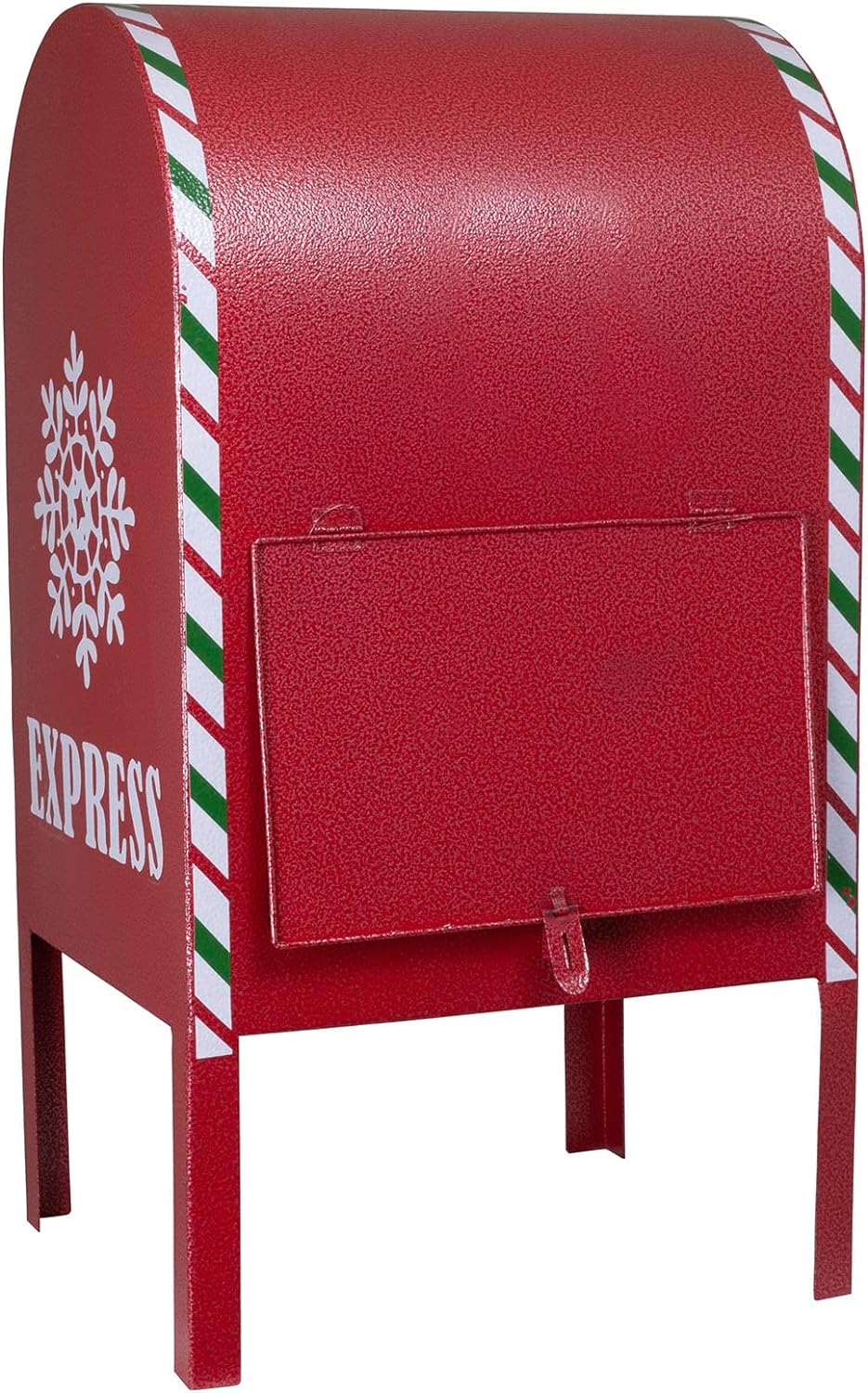 Christmas Paradise Weihnachtlicher Deko Briefkasten aus Metall 52cm Rot Mailbox