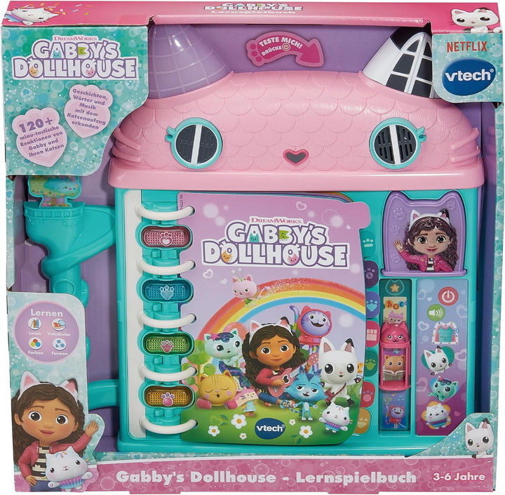 Vtech Gabby's Dollhouse - Lernspielbuch – Interaktives Spiel- und Lernbuch mit 14 Seiten, der Origin